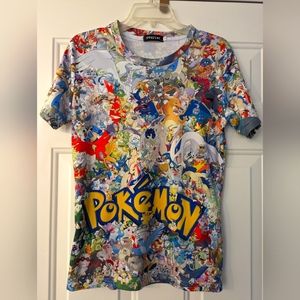 Unisex medium multi color Pokemon shirt